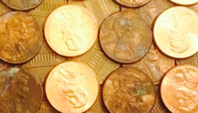 pennies