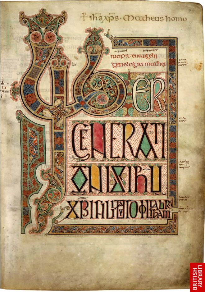 Lindisfarne – Matthew incipit