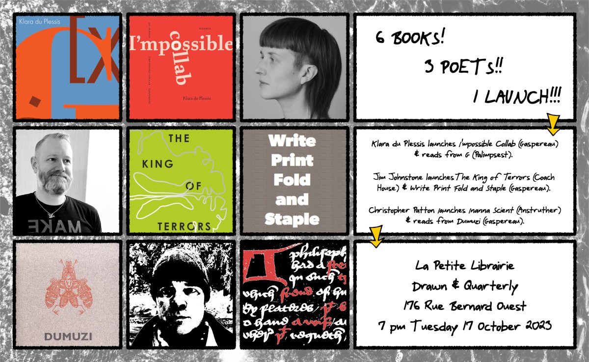 Three poets walk into a&nbsp;bar